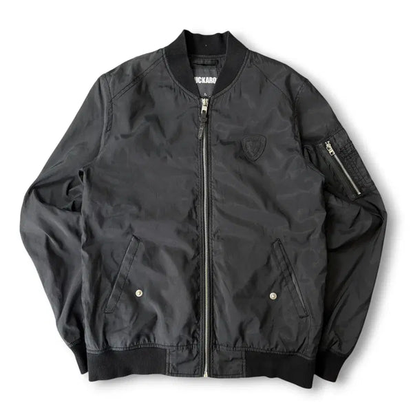 [BUNJANG] Buckaroo Black Mechanic MA-1 Bomber Jacket L / 버커루 블랙 메카닉 MA-1 항공점퍼 봄버 자켓 L