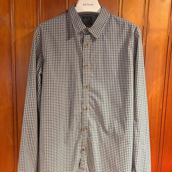 [BUNJANG] Oakley Men's Classic Check Shirt / 오클리 OAKLEY 깔끔한 체크 셔츠 남성용