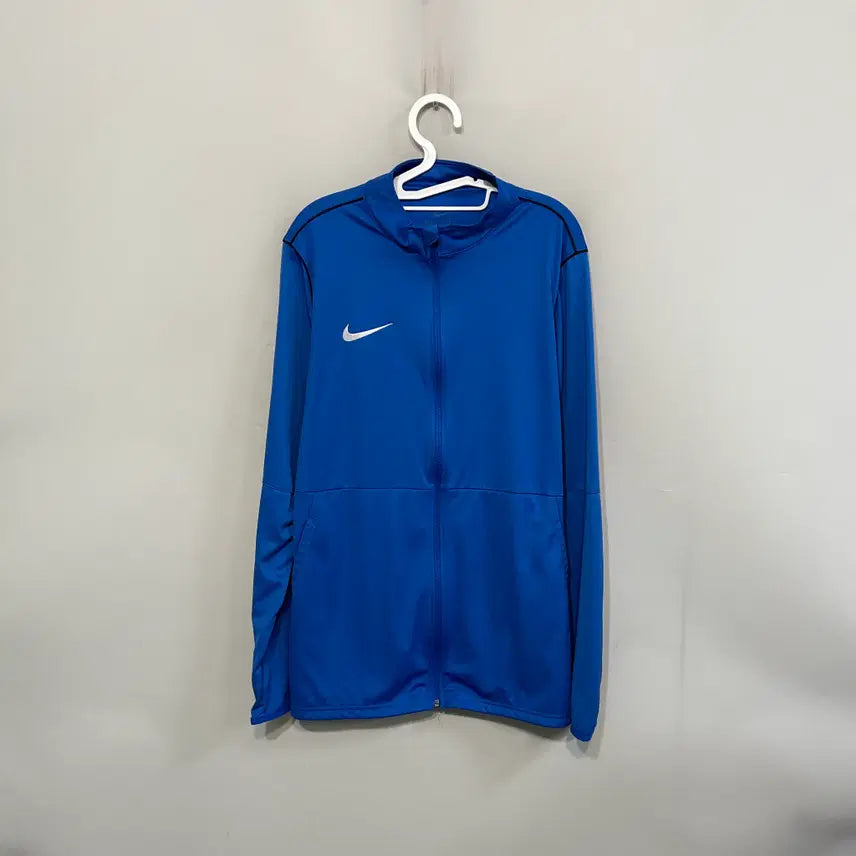 [BUNJANG] Nike Dri-FIT Blue Jersey Training Zip-Up (Size 105) / 나이키 드라이핏 블루 져지 트레이닝 집업 105