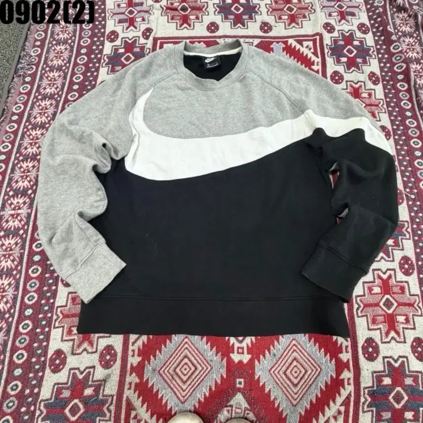 [BUNJANG] Nike Big Swoosh Sweatshirt M / 나이키 빅스우시 맨투맨 M 0902