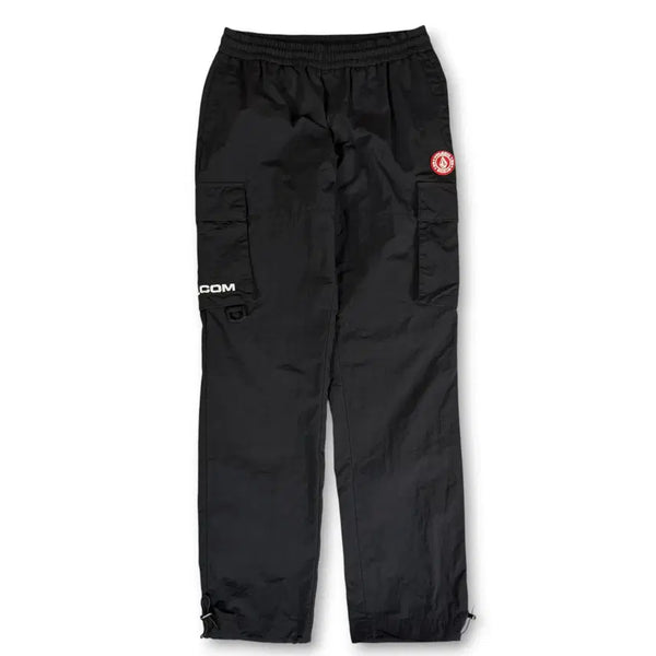 [BUNJANG] Volcom Black Ripstop Nylon Cargo Jogger Pants / 볼콤 블랙 립스탑 나일론 카고 조거팬츠 S