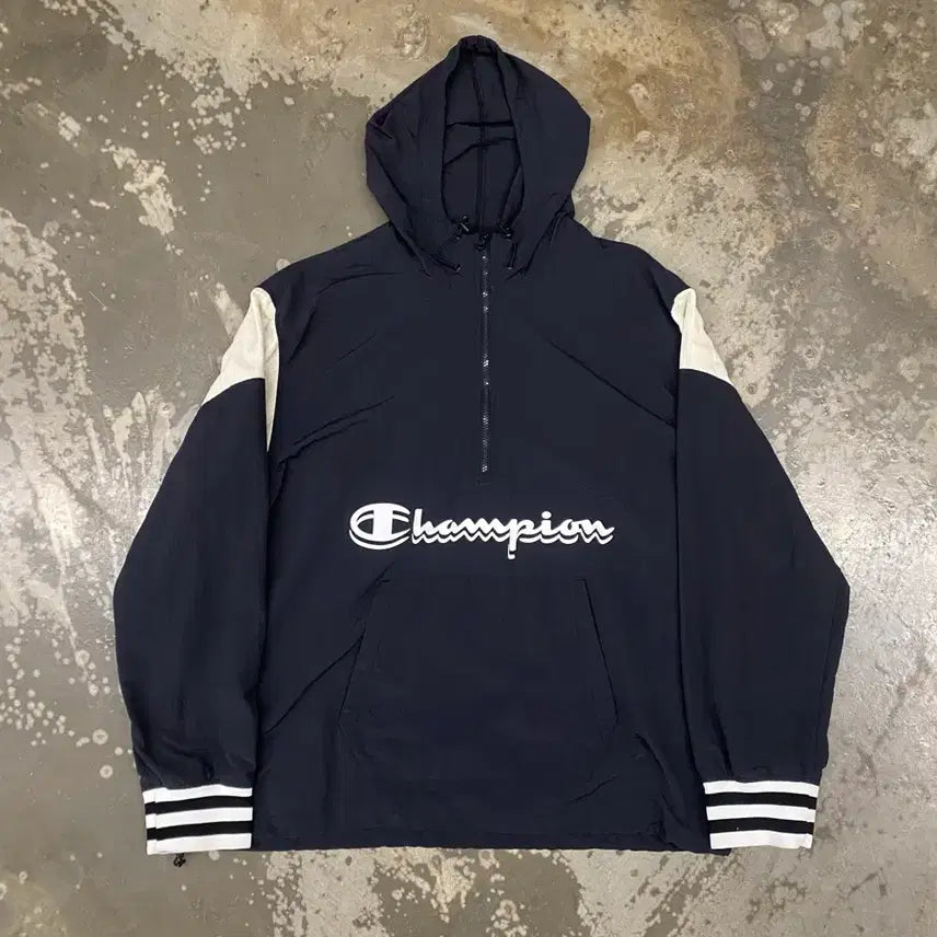 [BUNJANG] Champion Hooded Anorak Jacket / 챔피온 후드 아노락 자켓