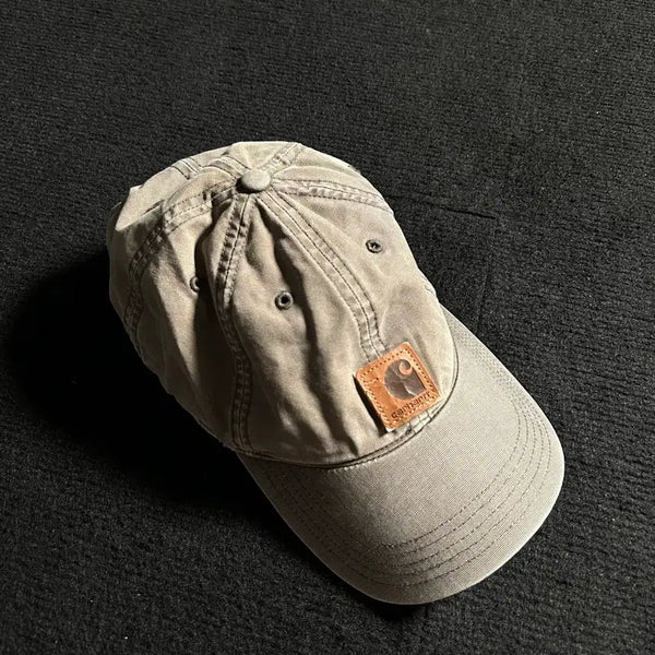 [BUNJANG] Carhartt Patch Logo Brown Ball Cap / 칼하트 패치로고 브라운 볼캡