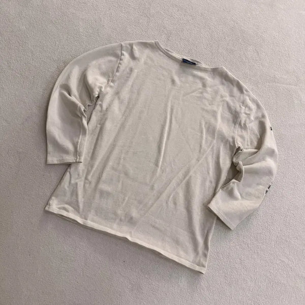 [BUNJANG] Saint James Elbow Patch Long Sleeve T-Shirt / M 세인트제임스 엘보패치 긴팔 티 0821T1