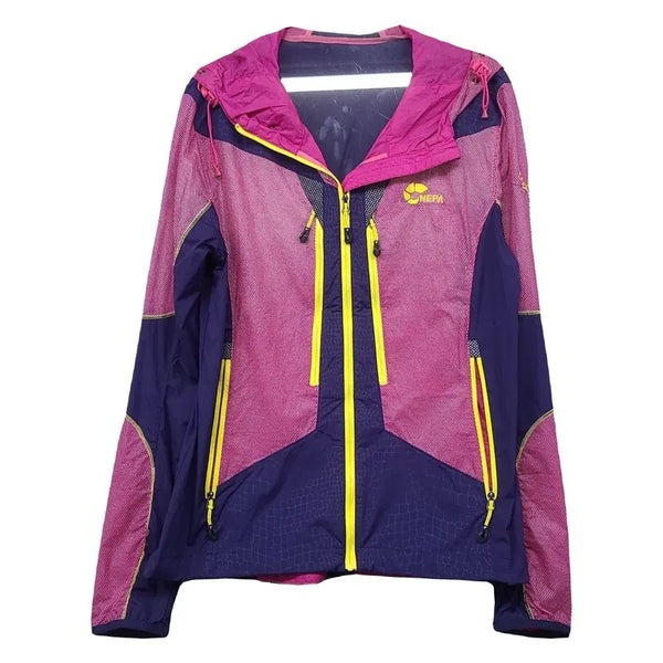 [BUNJANG] Nepa Pink Nylon Windbreaker / 네파 핑크 나일론 기능성 등산 아웃도어 방풍 바람막이 95