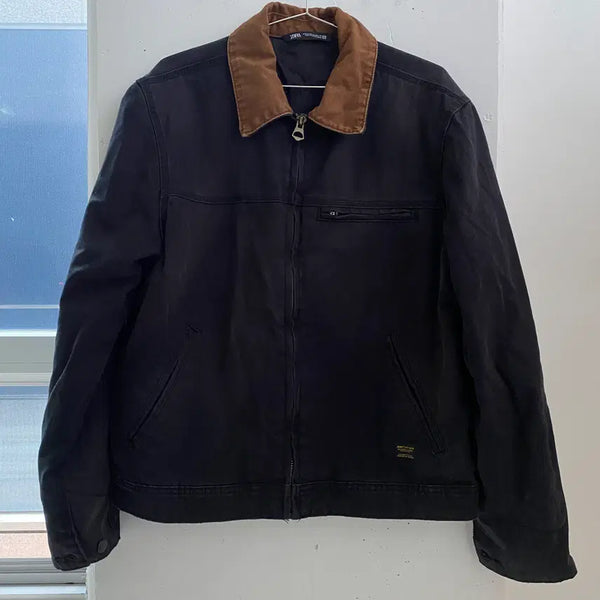 [BUNJANG] ZARA Contrast Work Jacket / (M) 자라 ZARA 콘트라스트 워크 자켓