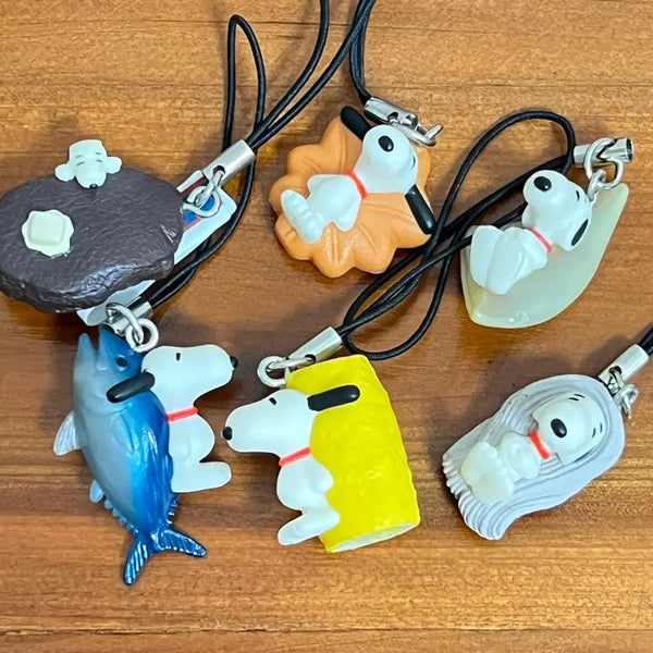 [BUNJANG] Vintage Peanuts Snoopy Keyring Set / [세트]빈티지 스누피 키링 피너츠