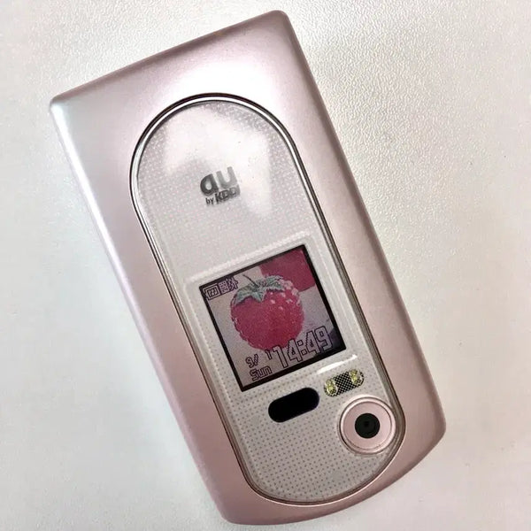 [BUNJANG] Sanyo Pink Japanese Mockup Phone Y2K Kogalphone Strawberry A1402SII / 산요 핑크 일본 모형폰 y2k 코갸루폰 딸기 목업폰 히메갸루 A1402SII
