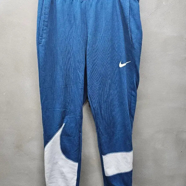 [BUNJANG] Nike Swoosh Training Pants Blue/White L / 나이키 스우시 팬츠 블루/화이트L 34~36