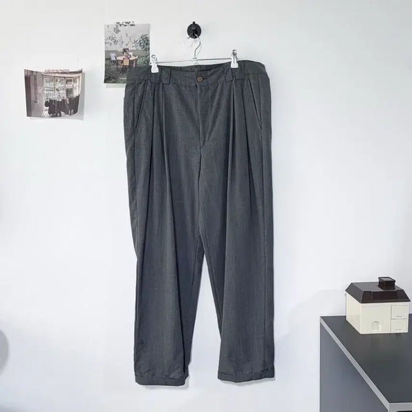 [BUNJANG] Gianni Versace Black Wool Slacks Pants 36 / [택포] [36] 지아니 베르사체 슬랙스 팬츠