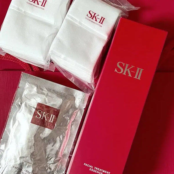 [BUNJANG] SK-II Facial Treatment Essence 230ml Set with Pitera Mask and Cotton Pads / SK2 에스케이투 피테라에센스 230ml 세트