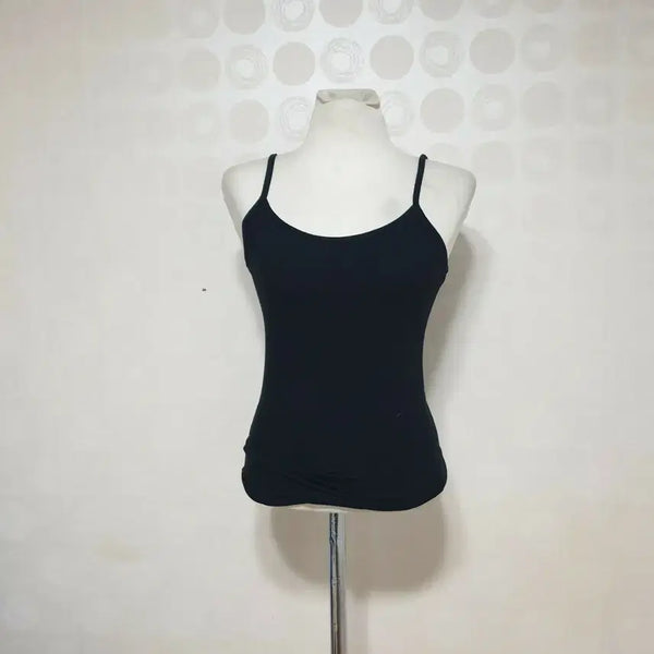[BUNJANG] Black Sleeveless Top / 블랙나시티66 나시티66