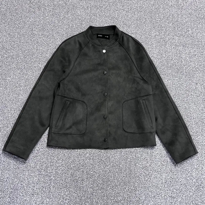 [BUNJANG] S Missso Suede Button Jacket / S 미쏘 스웨이드 단추 자켓 0902