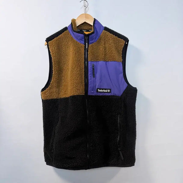[BUNJANG] Timberland Colorblock Sherpa Fleece Vest (L/105) / 팀버랜드 컬러블록 셰르파 플리스 베스트 후리스 조끼 (L/105)
