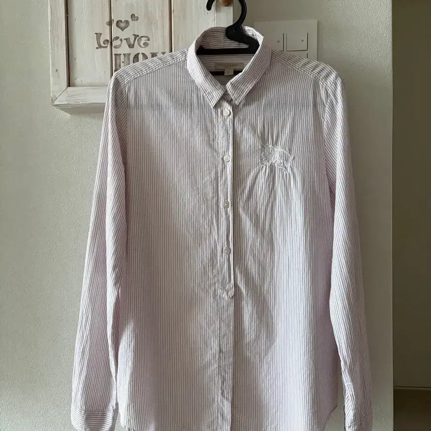 [BUNJANG] Burberry Two-Way Stripe Shirt / 버버리 투웨이 스트라이프 셔츠