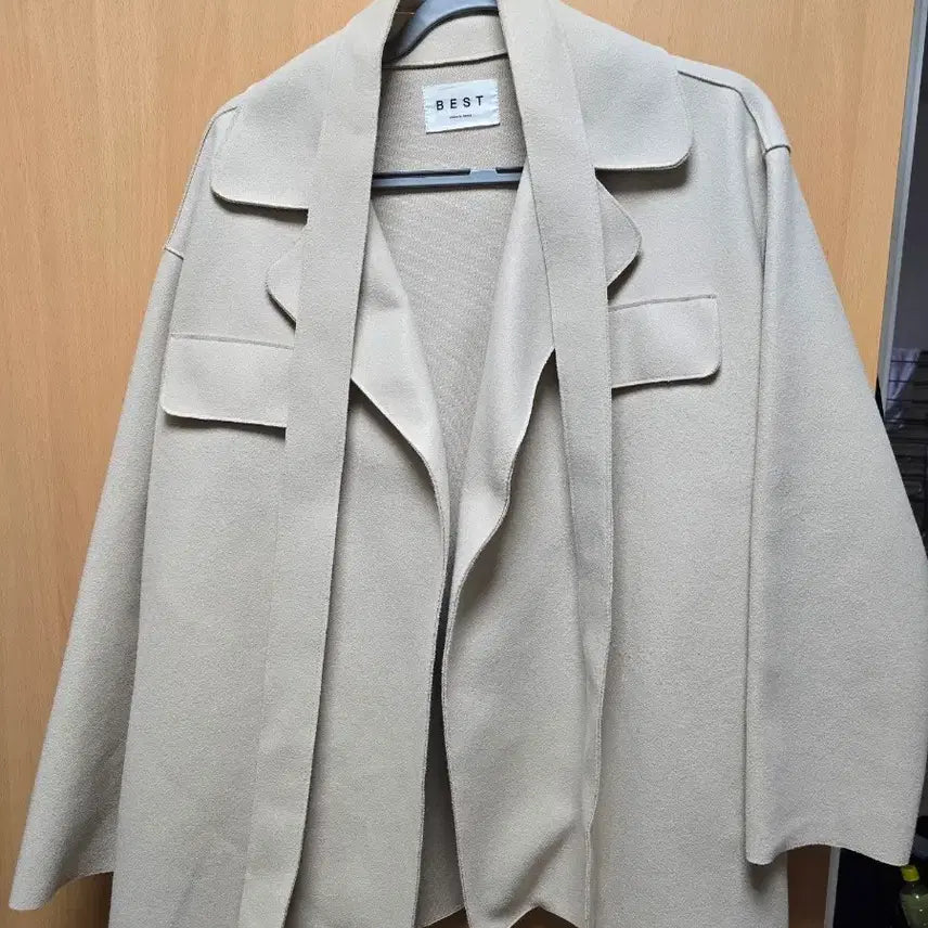 [BUNJANG] Best Women's Cape Coat Beige / 베스트 여성 케이프 코트 베이지