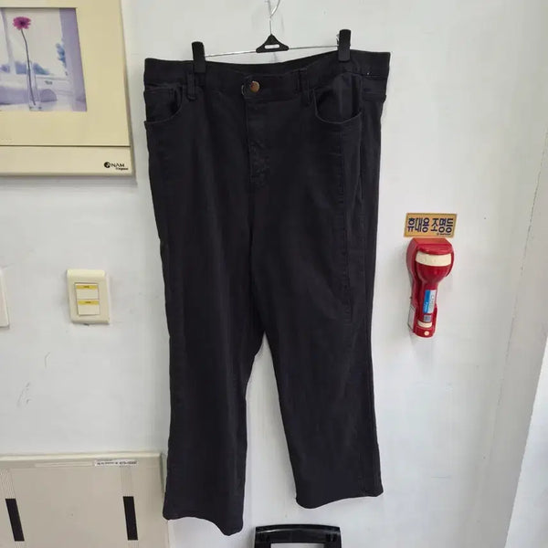 [BUNJANG] Black Denim Work Pants 3XL / 청바지 3XL 흑청 작업복 데님팬츠
