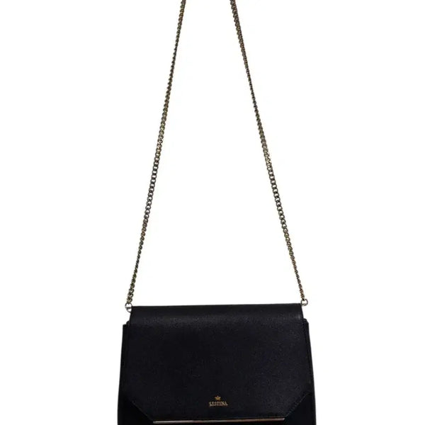 [BUNJANG] J.ESTINA Chain Cross Bag Leather Black / 제이에스티나 체인크로스백 (택포)