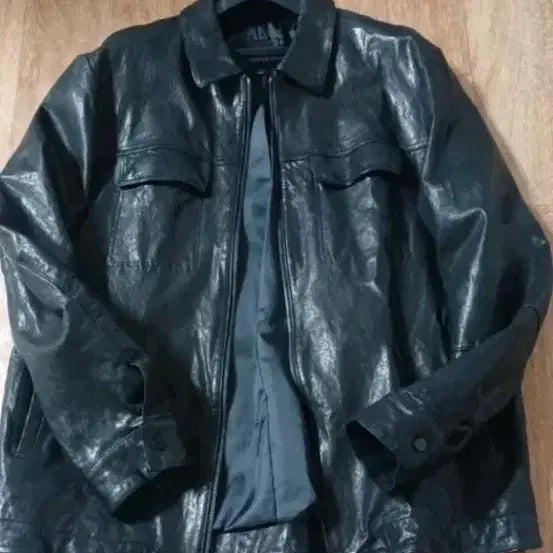 [BUNJANG] Rovo Lambskin Leather Jacket / 로보  양가죽자켓