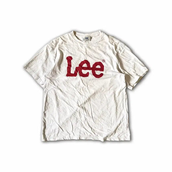 [BUNJANG] Lee Red Big Logo T-Shirt / L) Lee 레드 빅로고 반팔