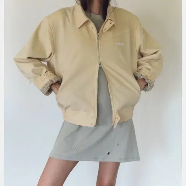 [BUNJANG] Our Sality Butter Color Jacket / 아우어솔티 자켓 oursaalty