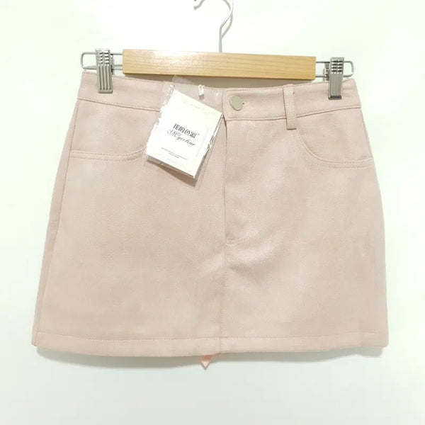 [BUNJANG] Suede Mini Skirt / 스웨이드 미니 스커트 S_M2404