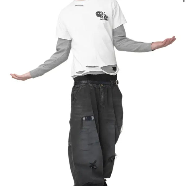 [BUNJANG] NCIVE VTG Check Mate Pants - Black Size 2 / 엔시브 VTG CHECK MATE PANTS - BK 2사이즈