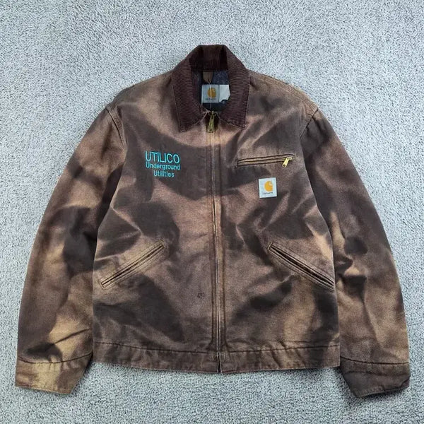 [BUNJANG] Carhartt WIP WIP Detroit Jacket Custom Dyed / 칼하트 덕캔버스 디트로이트 자켓 다잉커스텀 ( L추정 ) / 13495