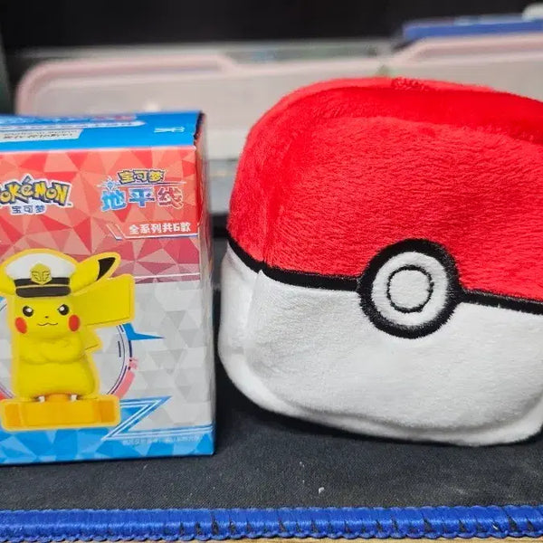 [BUNJANG] Pokemon Quaxly Figure & Poké Ball Pouch Bundle Set / [일괄]포켓몬스터 꾸왁스 피규어 & 몬스터볼 파우치
