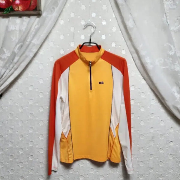 [BUNJANG] K2 Women's Half-Zip T-Shirt / k2 반집업 티셔츠 여성90