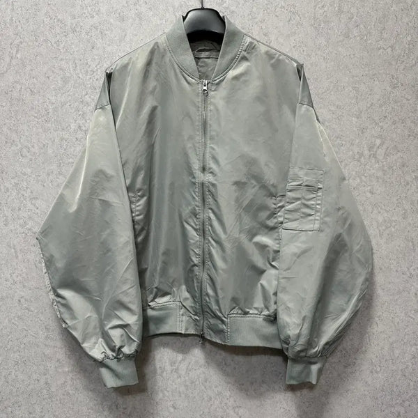 [BUNJANG] Unisex Oversized Blouson Jacket (Size 105/XL) / 105 오버핏 남자 블루종 자켓