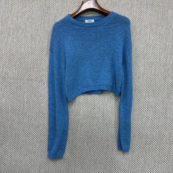 [BUNJANG] Musinsa Standard Crop Knit Sweater S / 무신사스탠다드 크롭 니트 스웨터 S H04086
