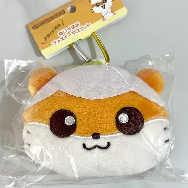 [BUNJANG] Sanrio Carabiner Keychain Doll Coin Purse - Hamster Design / 일본 정품 산리오 카라비너 키링 인형 동전지갑 새상품