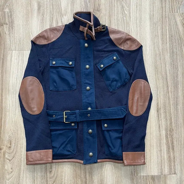 [BUNJANG] Polo Ralph Lauren Knit Jacket Navy Size S / 폴로 랄프로렌 니트 자켓 S