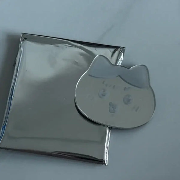 [BUNJANG] Chiikawa Hachware Face Mirror Sticker / 치이카와 하치와레 거울 얼굴 스티커 모구모구혼포