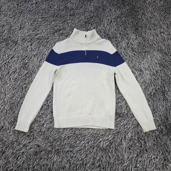 [BUNJANG] Polo Ralph Lauren Cotton Half-Zip Knit Sweater / 폴로랄프로렌 코튼 하프집업 니트 스웨터/여성(M)/ST4007
