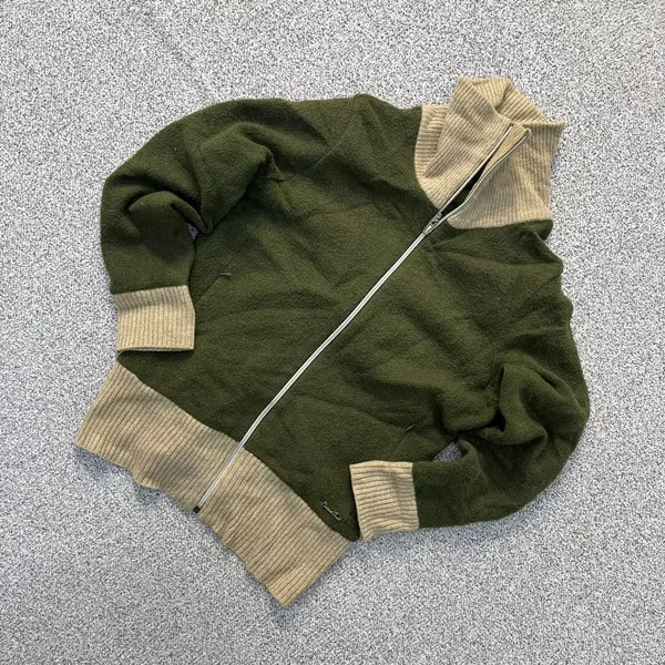 [BUNJANG] Cutter & Buck Windproof Knit Zip-Up Cardigan / 95 커터앤벅 방풍 니트 집업가디건 0902J2