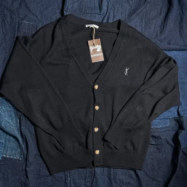 [BUNJANG] Yves Saint Laurent Pour Homme 90s-00s Wool V-Neck Cardigan / 90-00s 입생로랑 푸어 옴므 울 가디건 M