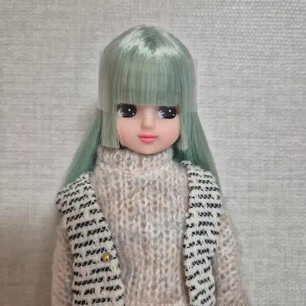 [BUNJANG] Ricacastle Ricachan Knit Dress & Vest Set Doll / 리카캐슬 리카짱