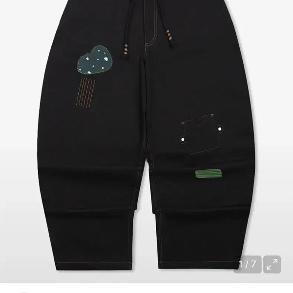 [BUNJANG] Lunakihoo Patch Pants / 루나키후 팬츠