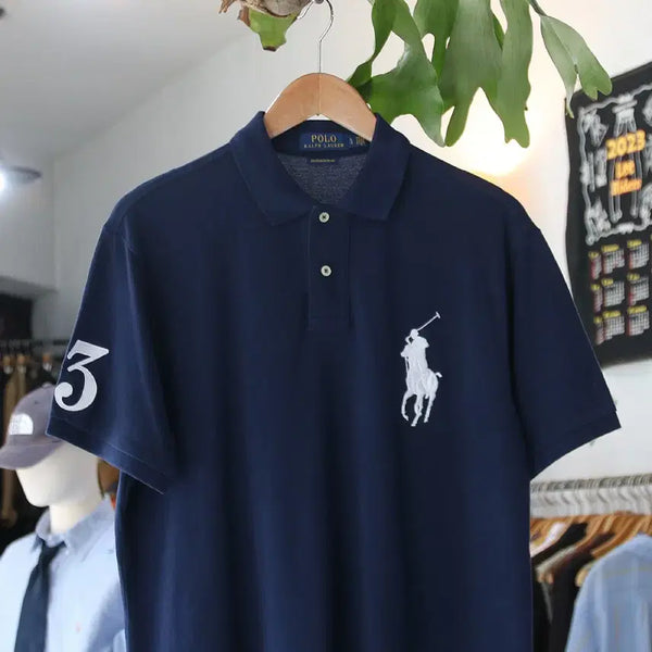 [BUNJANG] Polo Ralph Lauren Big Pony Short Sleeve Polo Shirt (Men's L) / (착용컷) 폴로 랄프로렌 빅포니 반팔 카라 티셔츠 (남성용 102)