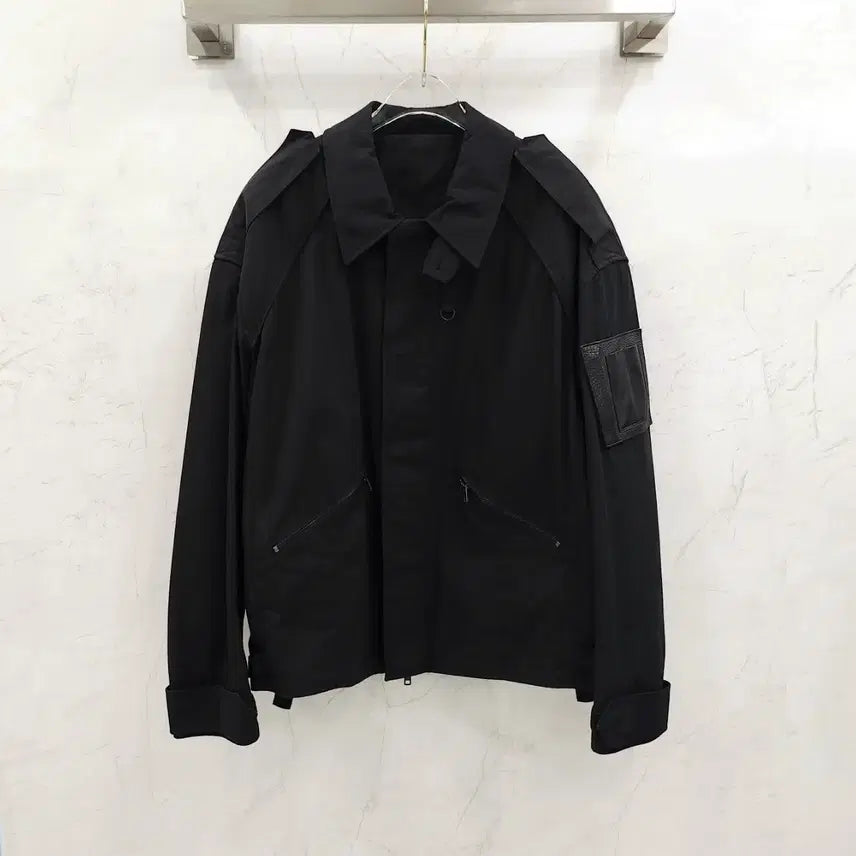 [BUNJANG] Juun.J Black MK3 99 Shoulder Patch Jacket Size 46 / 46 / 준지 블랙 MK3 99 견장 자켓