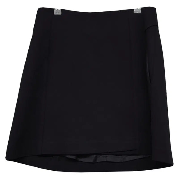 [BUNJANG] Black Satin Mini Skirt (Size 70-97) / 사틴 블랙 미니 스커트 70-97