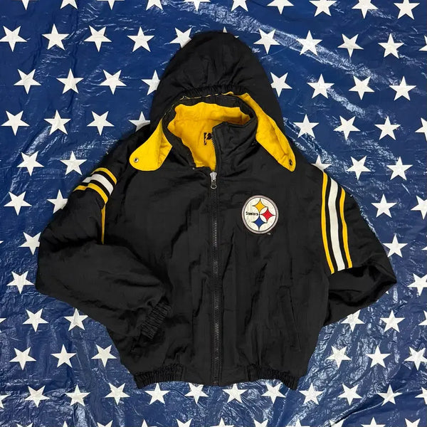[BUNJANG] Pro Player x NFL Pittsburgh Steelers Reversible Full-Zip Jacket (Youth XL) / Pro Player x NFL Reversible Jacket Sz (Youth)XL