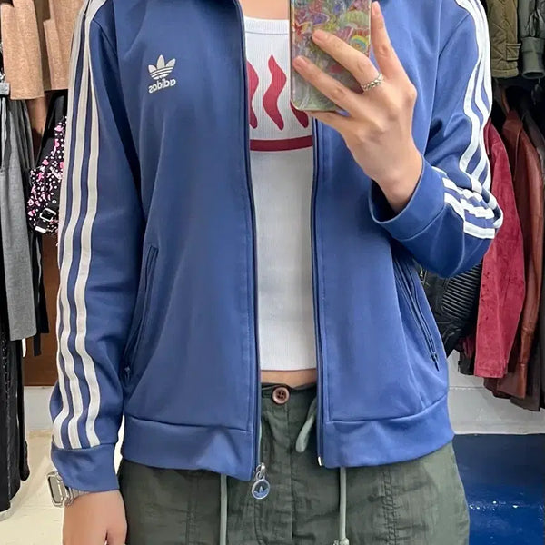 [BUNJANG] Adidas Violet Track Jacket / Adidas 아디다스 바이올렛 져지 자켓