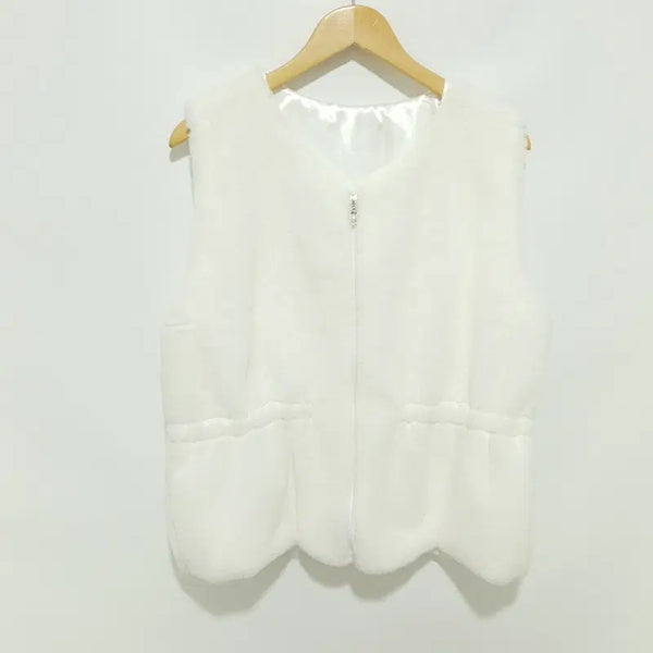 [BUNJANG] Women's Fur Vest F_W0610 / 여성 퍼 조끼 F_W0610