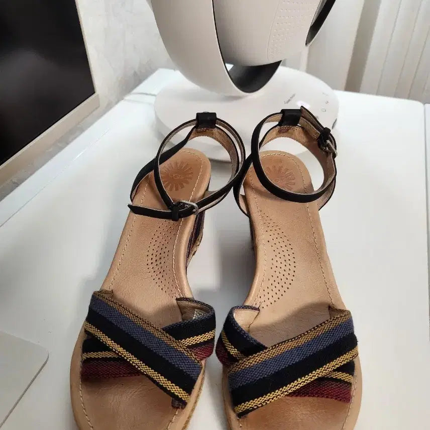 [BUNJANG] UGG Wedge Strap Sandals / ugg 어그 웨지 스트랩 샌들