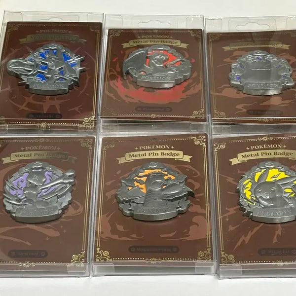 [BUNJANG] Pokemon Metal Pin Badge Set / 포켓몬 메탈 핀뱃지