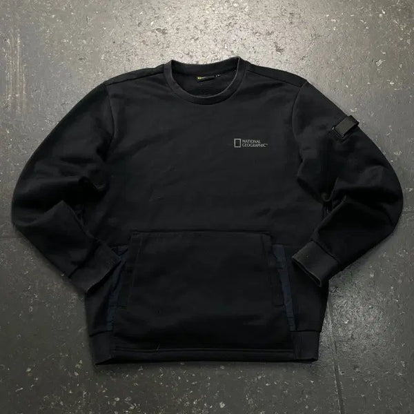 [BUNJANG] National Geographic Emblem Sweatshirt / 100 내셔널지오그래픽 와펜 맨투맨