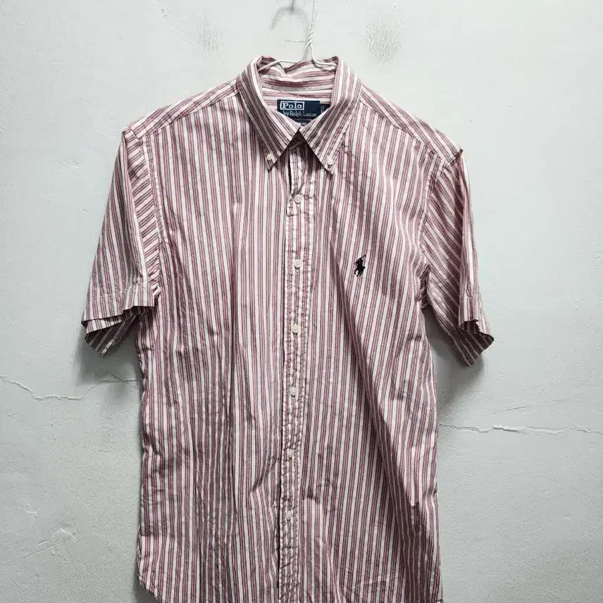 [BUNJANG] Polo Custom Fit Stripe Shirt / 폴로 커스텀핏 스트라이프 셔츠